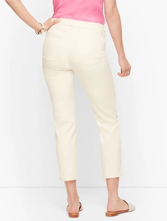 Women Crops Talbots Straight Leg Crop Jeans
