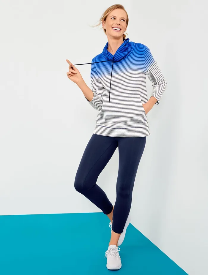 Women Crops Talbots Tech Stretch Crop Leggings Black