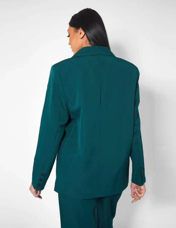 Women Dad Blazer Forest Green Kaiia Green Public Desire Two Piece Sets