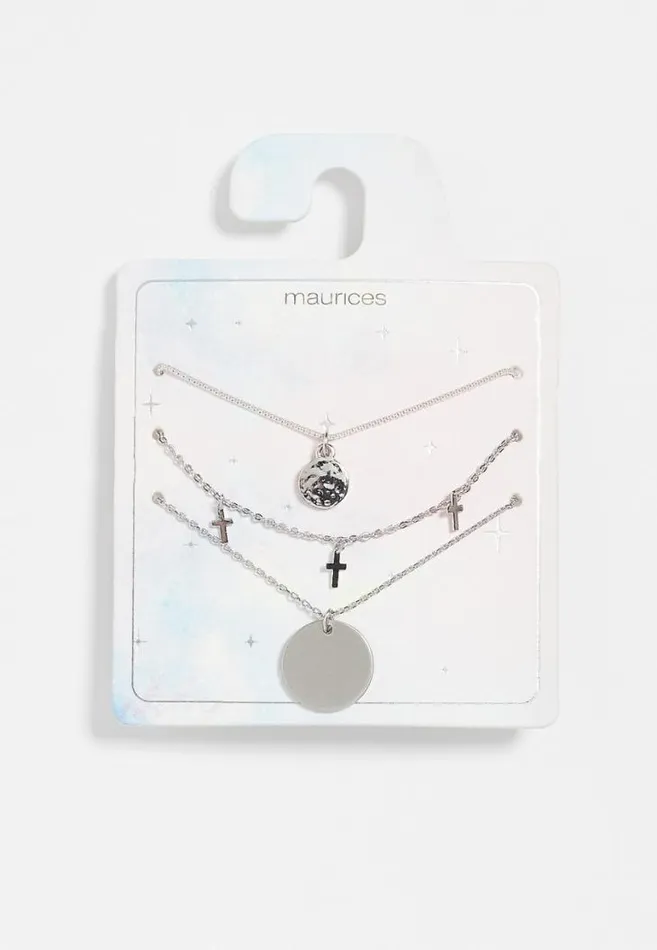 Women Dainty 3 Piece Necklace Set Maurices Jewelry