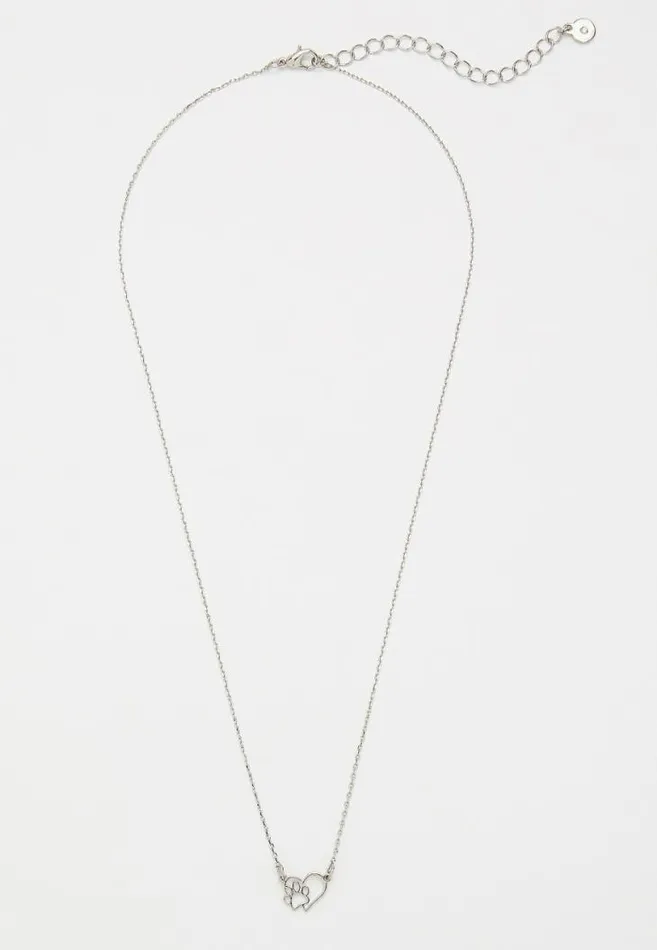 Women Dainty Heart Paw Necklace Maurices Jewelry