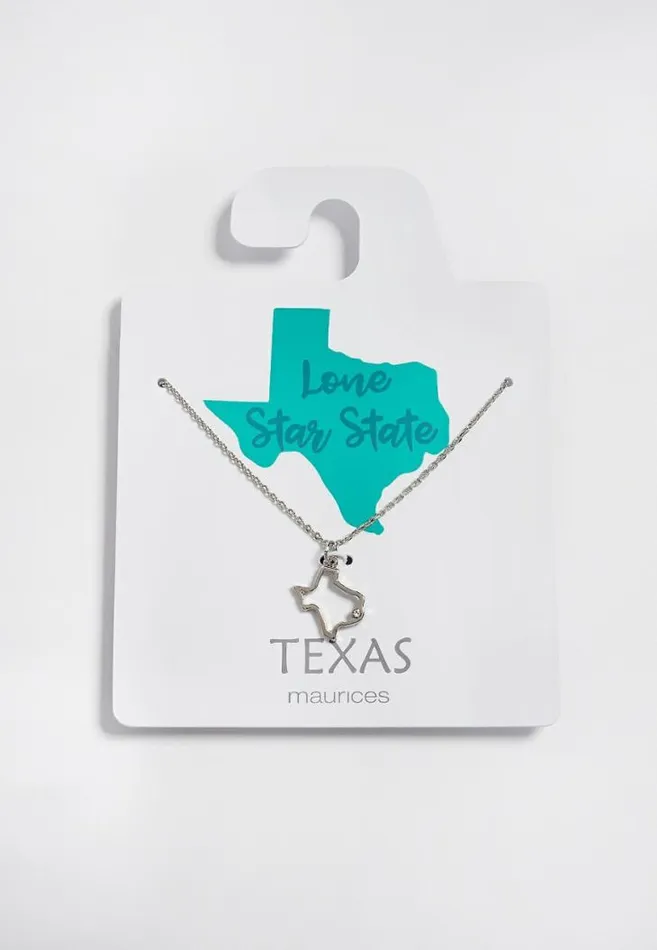 Women Dainty Texas State Necklace Maurices Jewelry