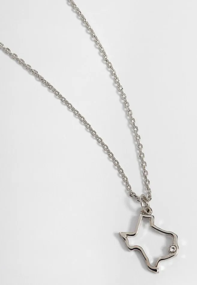 Women Dainty Texas State Necklace Maurices Jewelry
