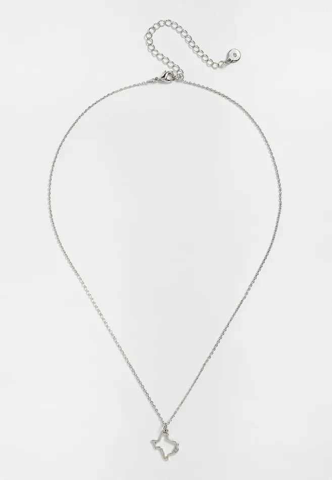 Women Dainty Texas State Necklace Maurices Jewelry