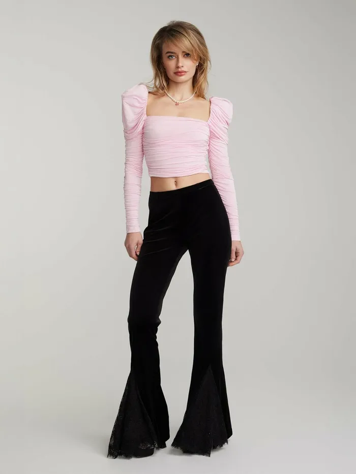 Women Daphne Velvet Pants Nana Jacqueline Pants