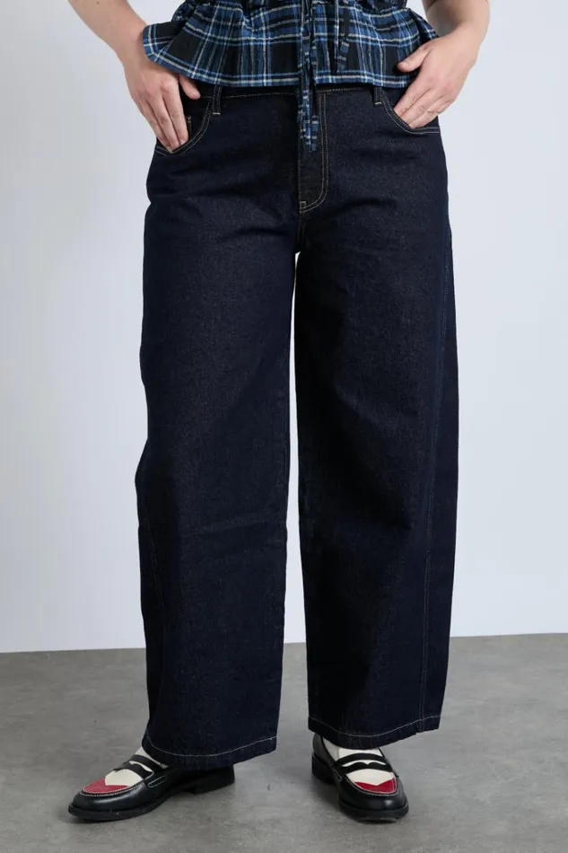 Women Denim Damson Madder Dion Jean 8211 Dark Indigo