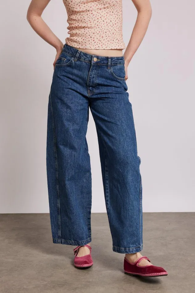 Women Denim Damson Madder Dion Jean 8211 Washed Blue