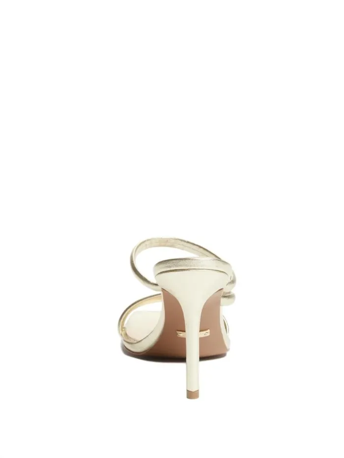 Women Dorila Leather Strappy Sandal Gld1 Gold Marciano Shoes Women Dorila Leather Strappy Sandal Gld1 Gold Marciano Shoes