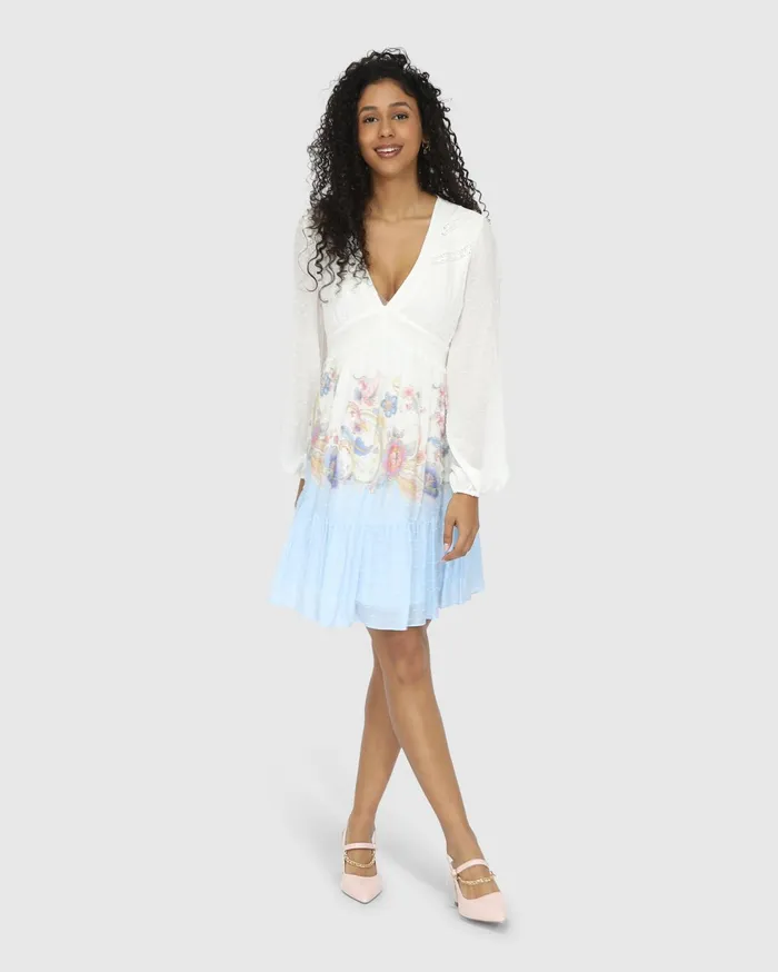 Women Dresses Belle and Bloom All Your Love Babydoll Dress 8211 White