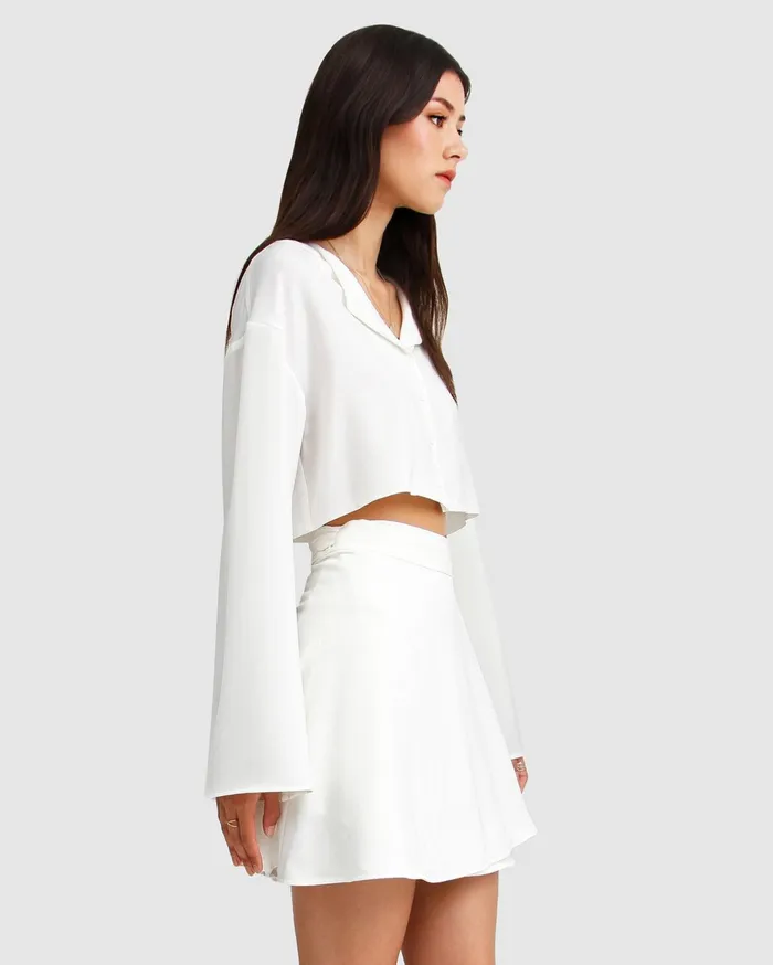 Women Dresses Belle and Bloom Before You Go Skirt Set 8211 White