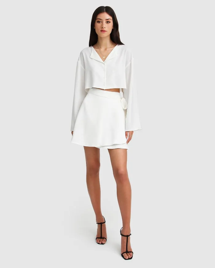 Women Dresses Belle and Bloom Before You Go Skirt Set 8211 White
