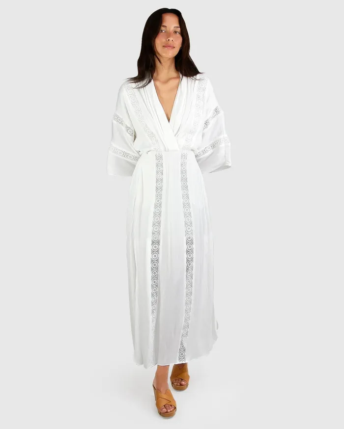 Women Dresses Belle and Bloom Hideaway Maxi Dress 8211 White