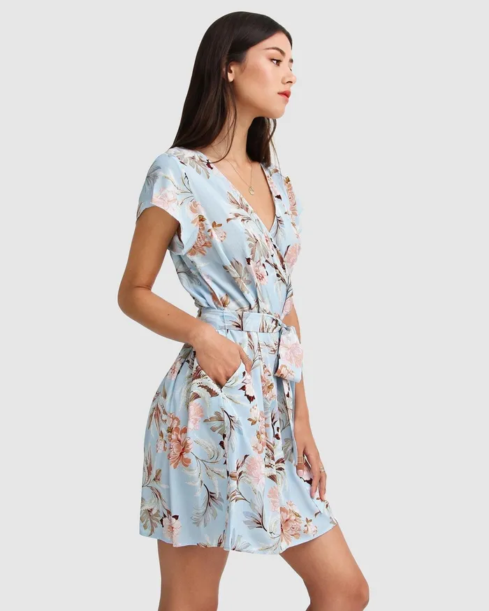 Women Dresses Belle and Bloom I039m The Star Wrap Dress 8211 Light Blue