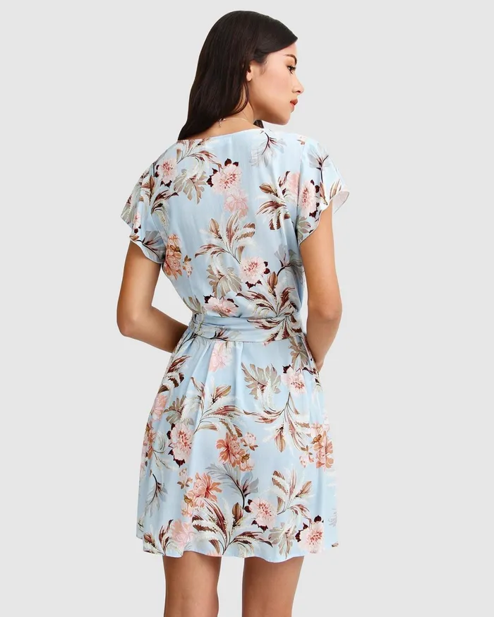 Women Dresses Belle and Bloom I039m The Star Wrap Dress 8211 Light Blue