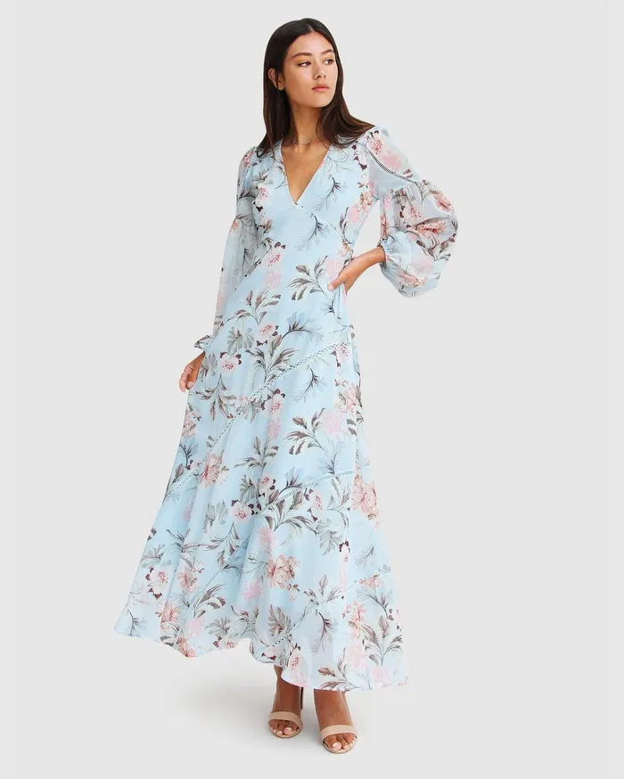Women Dresses Belle and Bloom In Your Dreams Maxi Dress 8211 Light Blue