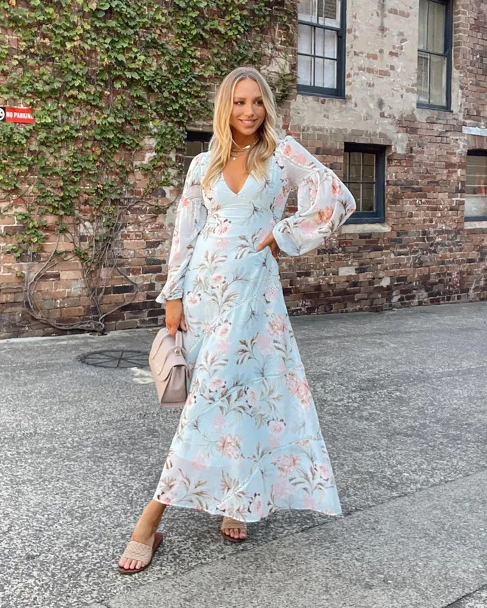 Women Dresses Belle and Bloom In Your Dreams Maxi Dress 8211 Light Blue