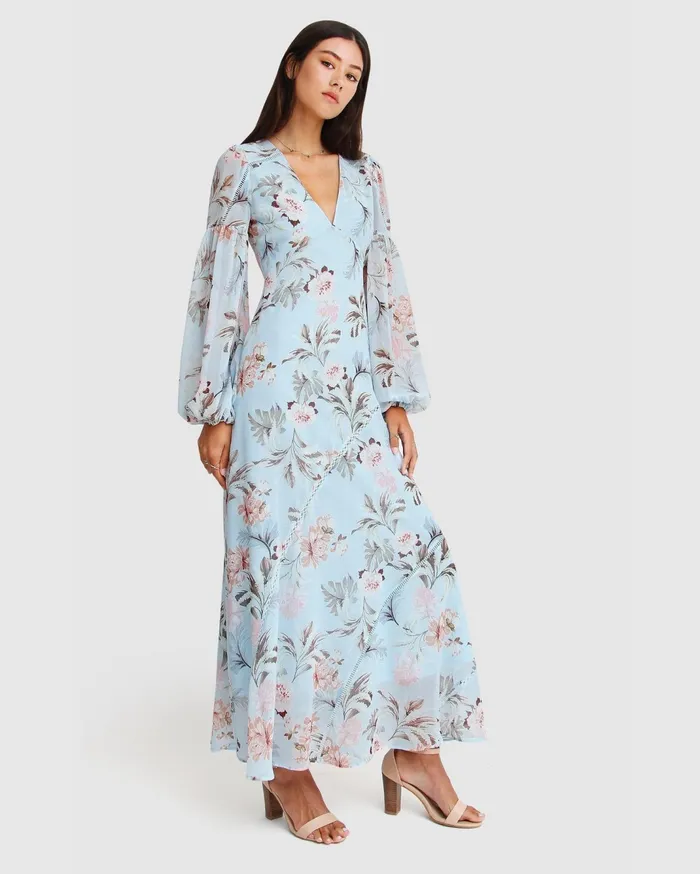 Women Dresses Belle and Bloom In Your Dreams Maxi Dress 8211 Light Blue