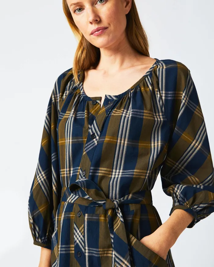 Women Dresses Billy Reid Prairie Dress Navygold