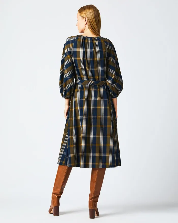 Women Dresses Billy Reid Prairie Dress Navygold