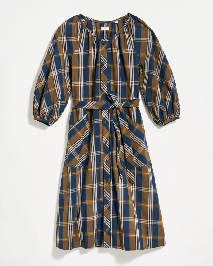 Women Dresses Billy Reid Prairie Dress Navygold