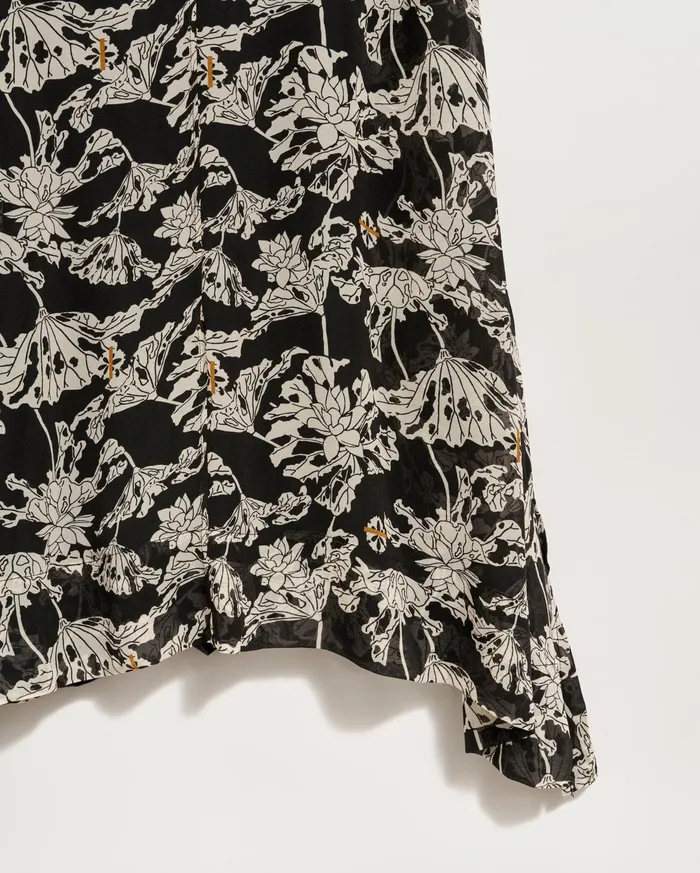 Women Dresses Billy Reid Sheer Zen Dress Blackwhite