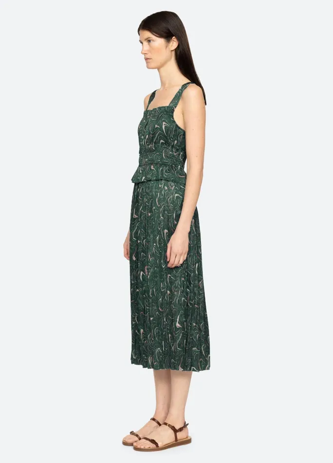 Women Dresses Sea New York Amara Ruched Dress Green