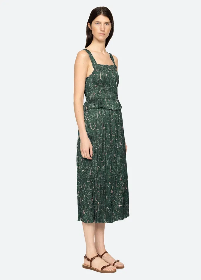 Women Dresses Sea New York Amara Ruched Dress Green