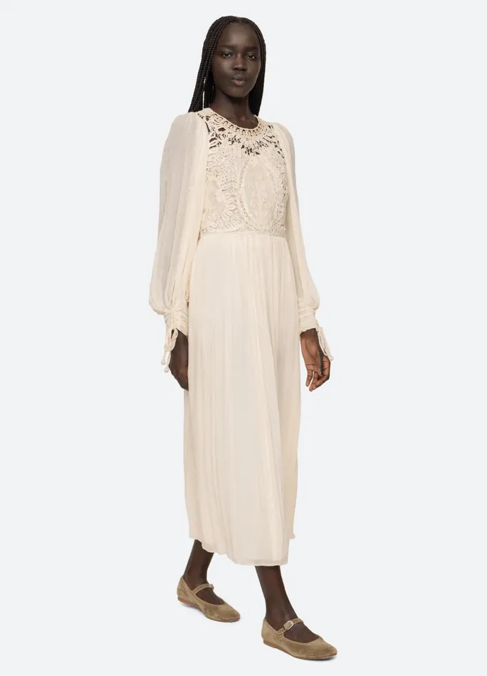 Women Dresses Sea New York Bente LS Dress Cream