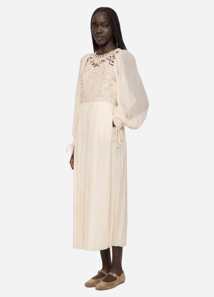 Women Dresses Sea New York Bente LS Dress Cream