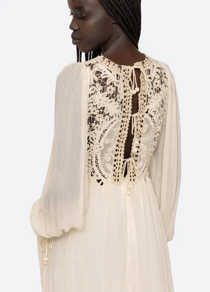 Women Dresses Sea New York Bente LS Dress Cream