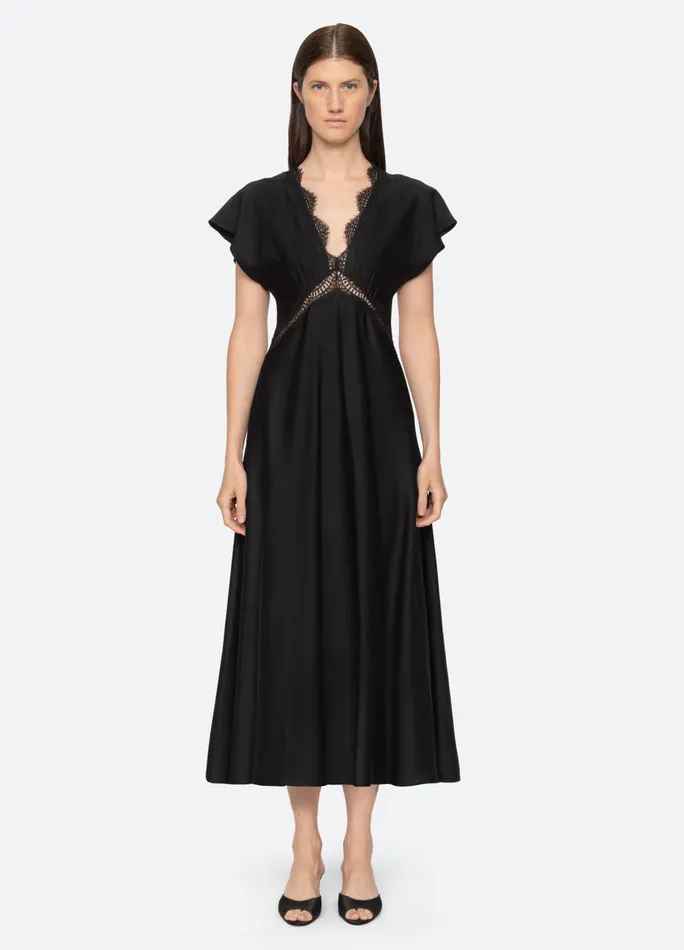 Women Dresses Sea New York Noa VNeck Dress Black