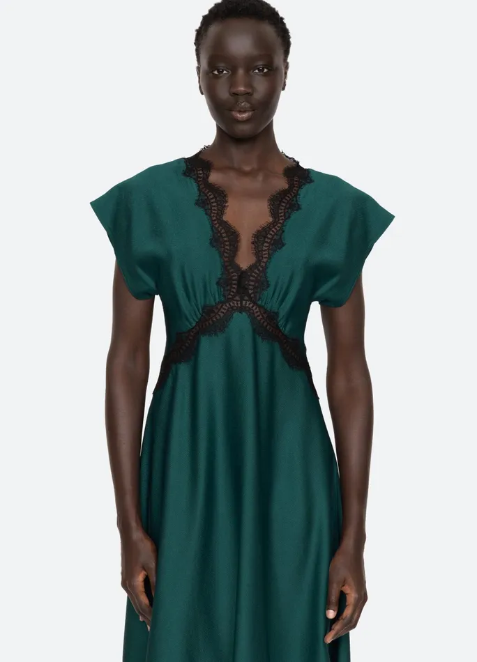 Women Dresses Sea New York Noa VNeck Dress Black