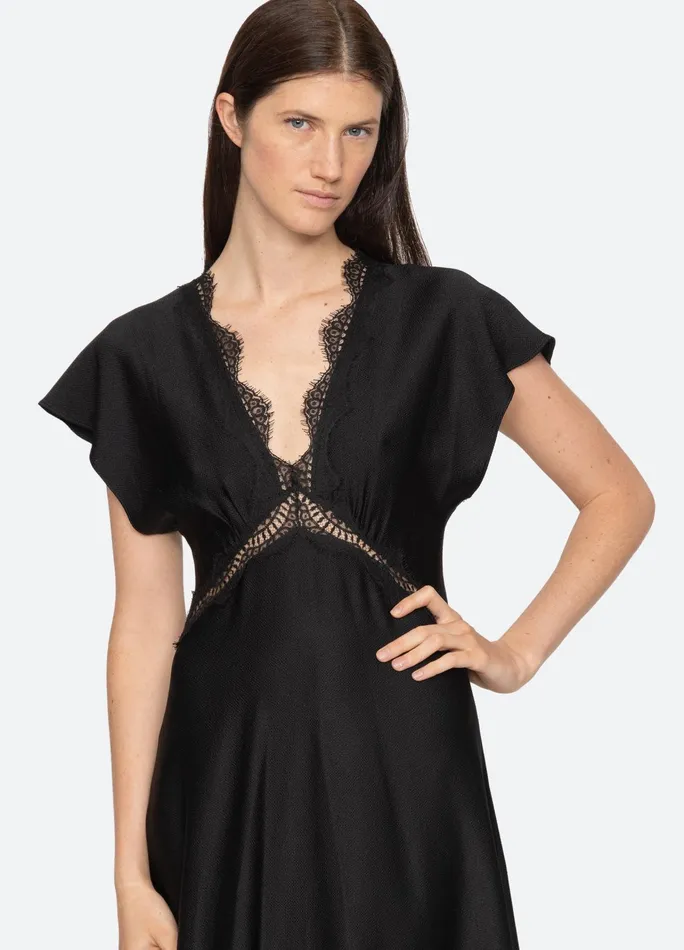 Women Dresses Sea New York Noa VNeck Dress Black