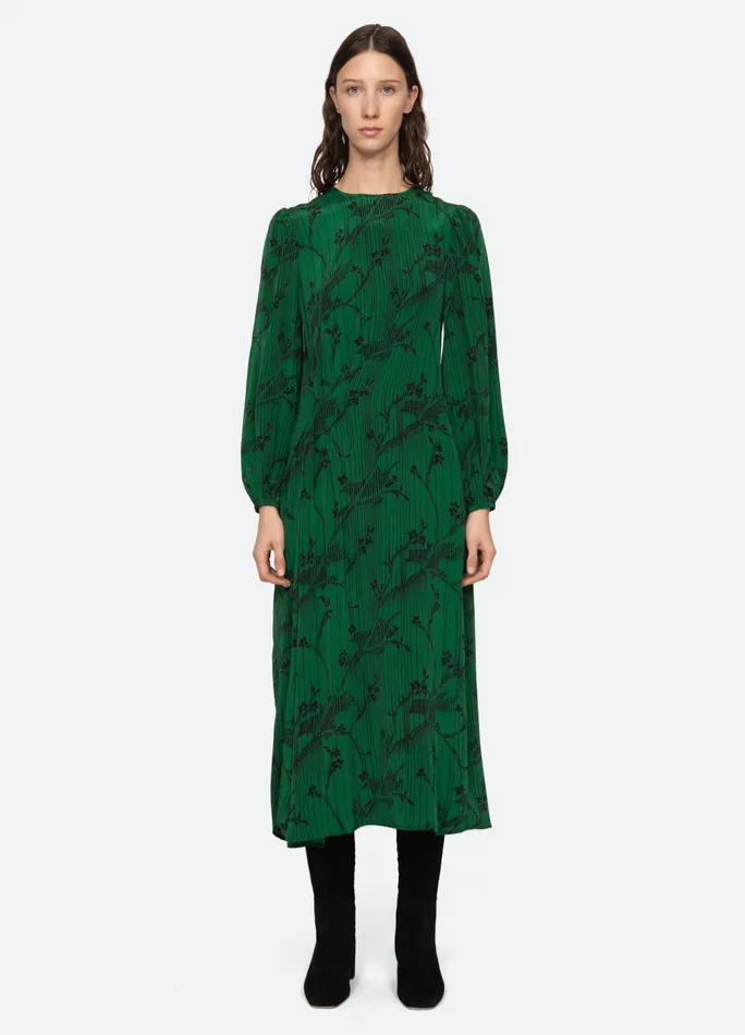 Women Dresses Sea New York Sunniva LS Dress Green
