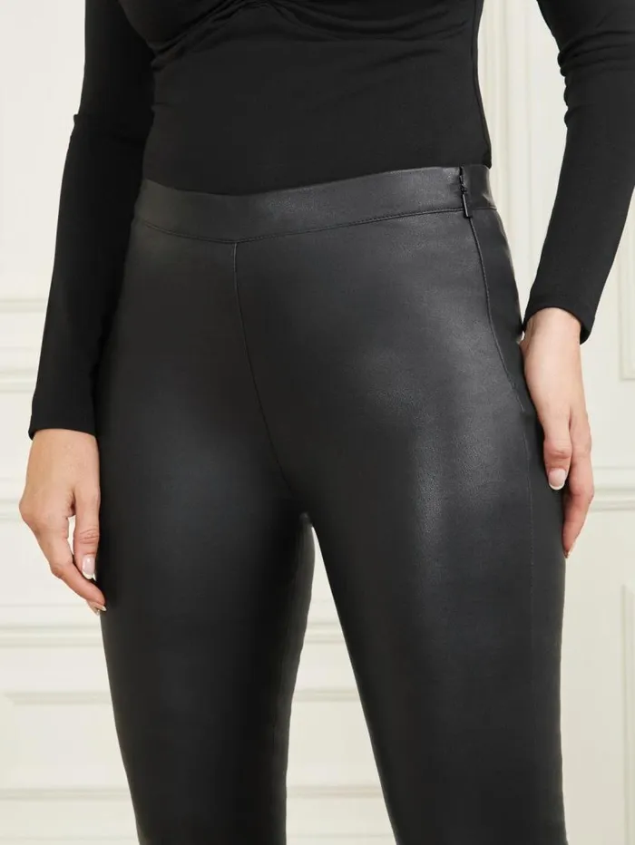Women Elite Leather Legging Black Marciano Bottoms Women Elite Leather Legging Black Marciano Bottoms
