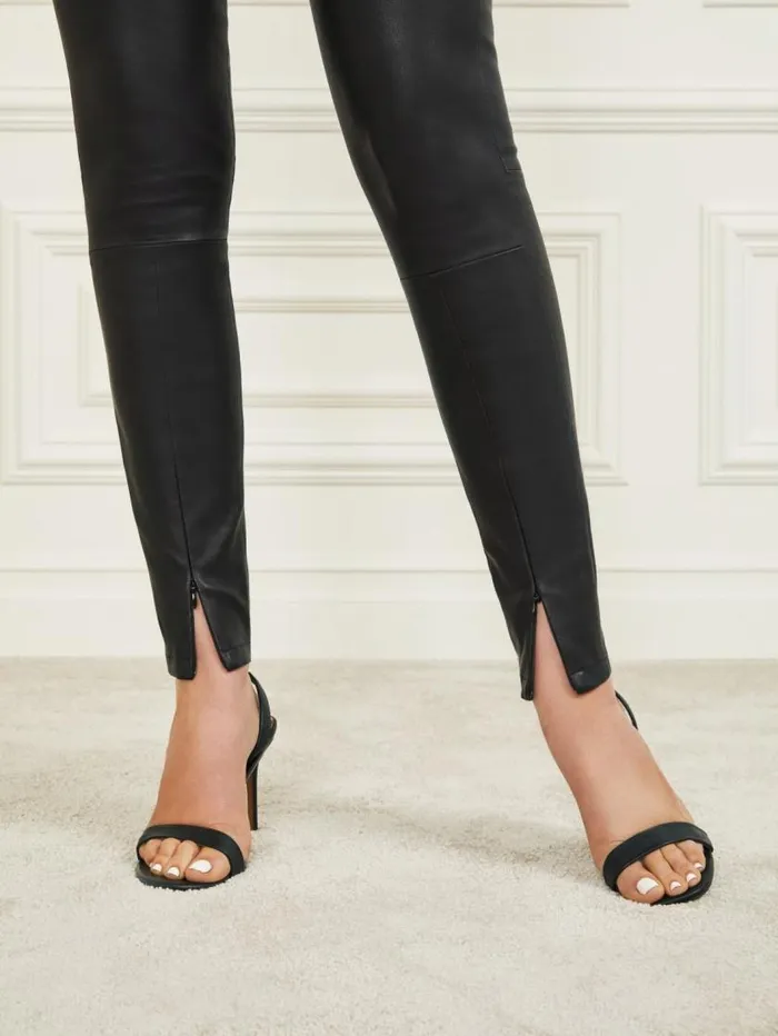 Women Elite Leather Legging Black Marciano Bottoms Women Elite Leather Legging Black Marciano Bottoms