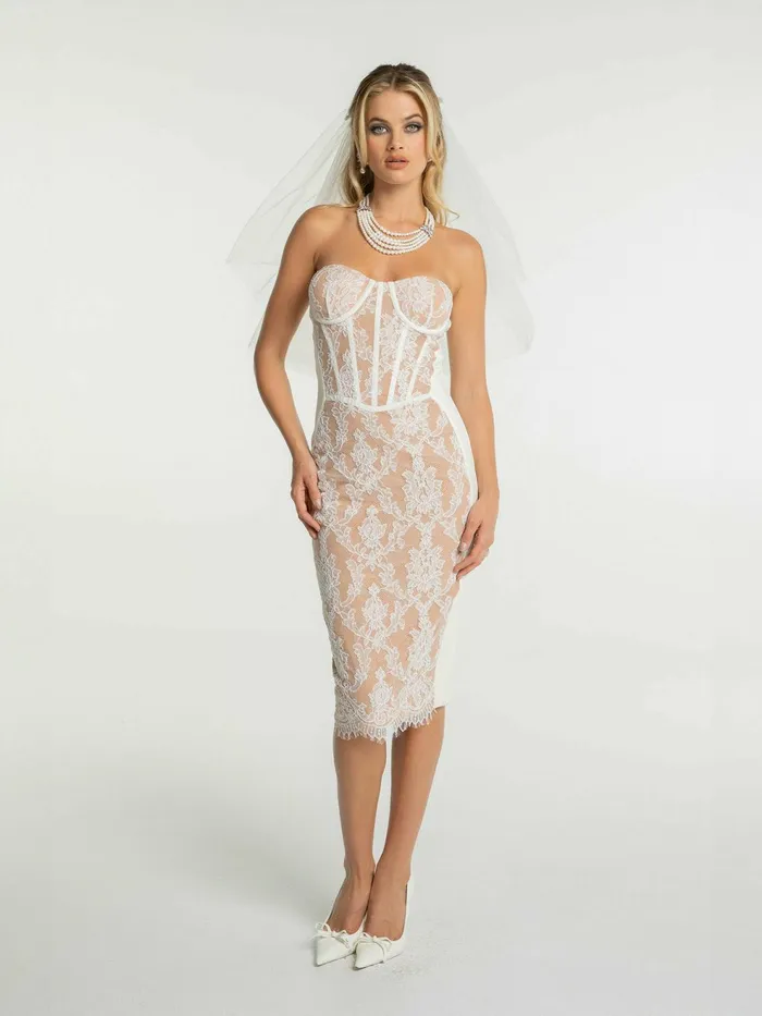 Women Elsa Lace Dress Nana Jacqueline Bridal