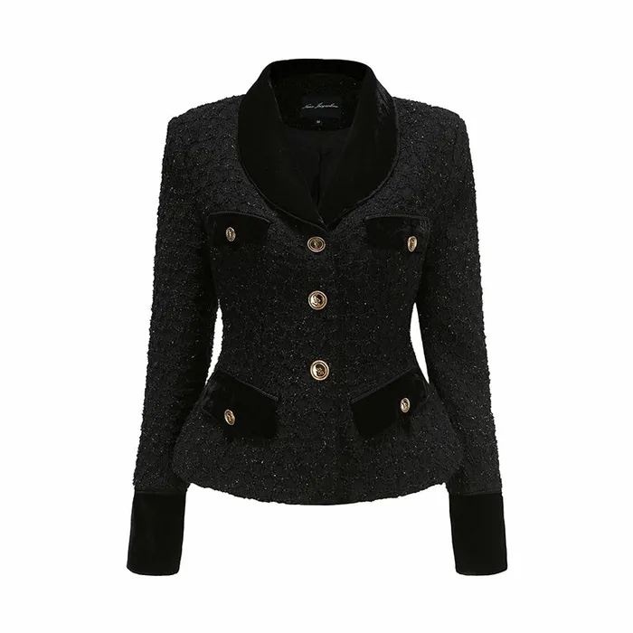 Women Emma Blazer Black Nana Jacqueline Outerwear