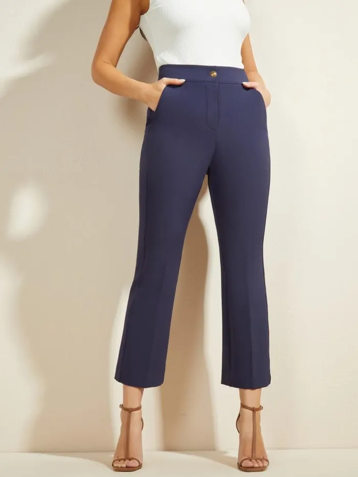 Women Evelyn Cropped Pant Nocturnal Navy Marciano Bottoms