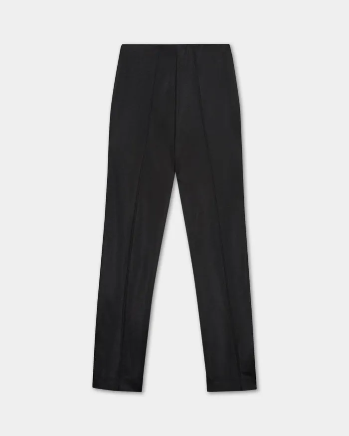 Women Filling Pieces Pants and Shorts Stretch Trouser Black