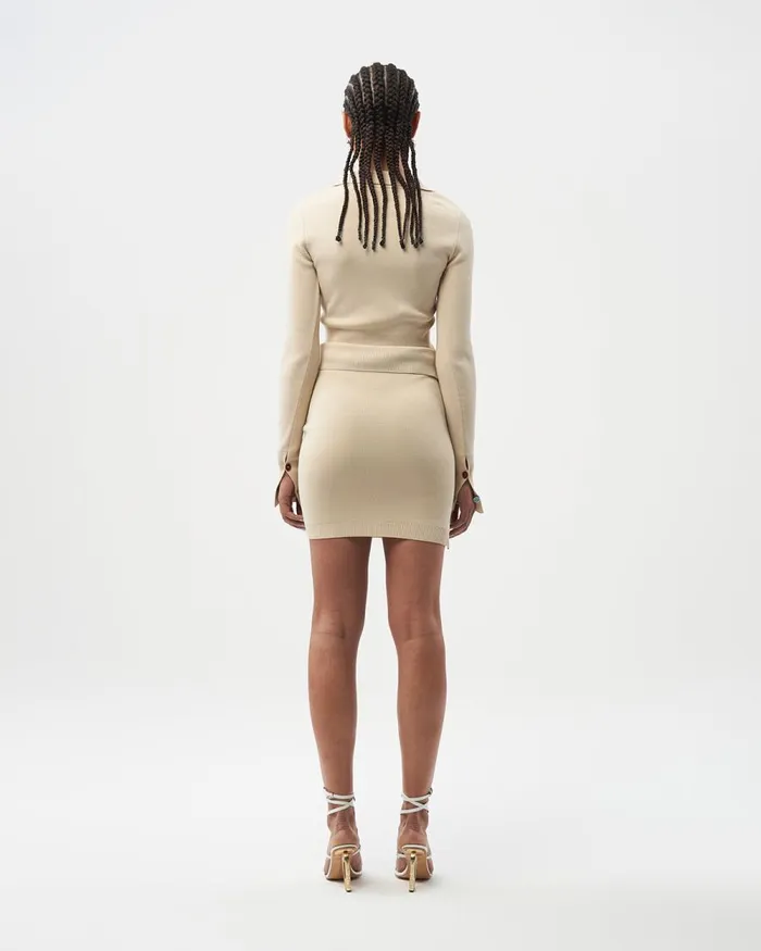 Women Filling Pieces Pants and Shorts Studio Knit Skirt Off White