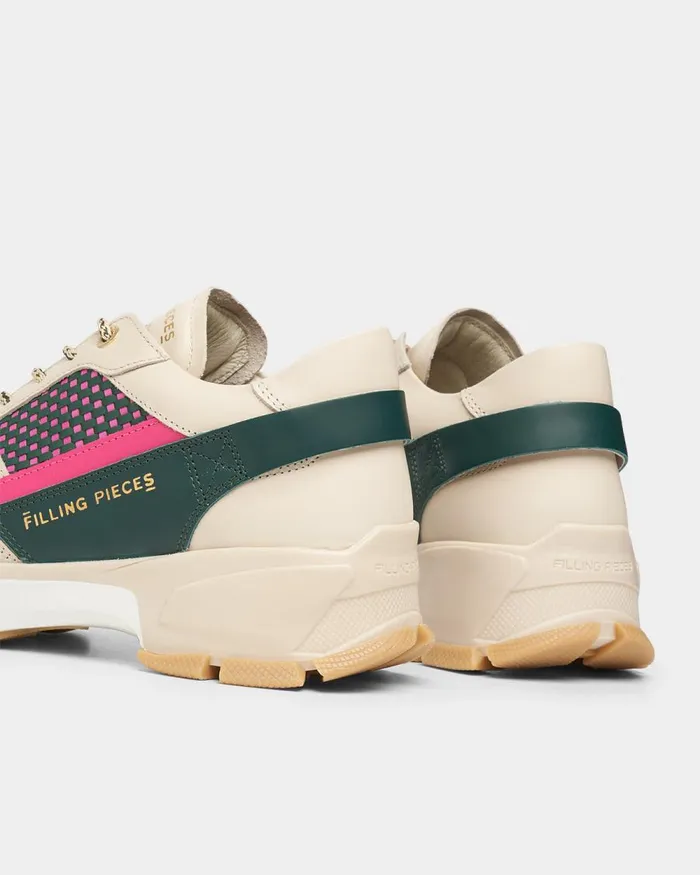 Women Filling Pieces Sneakers Kyoto Radar Glare Woven Beige
