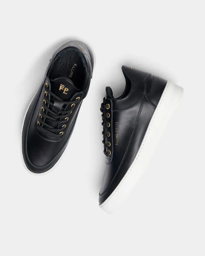 Women Filling Pieces Sneakers Low Eva Lane Nappa Black