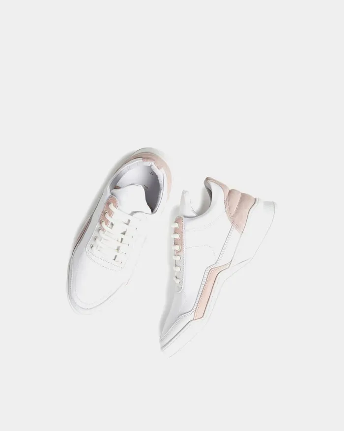 Women Filling Pieces Sneakers Low Top Ghost Decon White