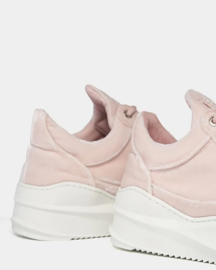 Women Filling Pieces Sneakers Low Top Sky Velvet Pink
