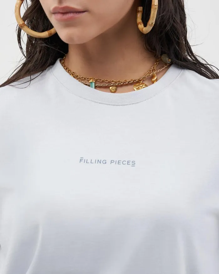 Women Filling Pieces TShirts and Shirts Core Female Tee Arctic Ice White