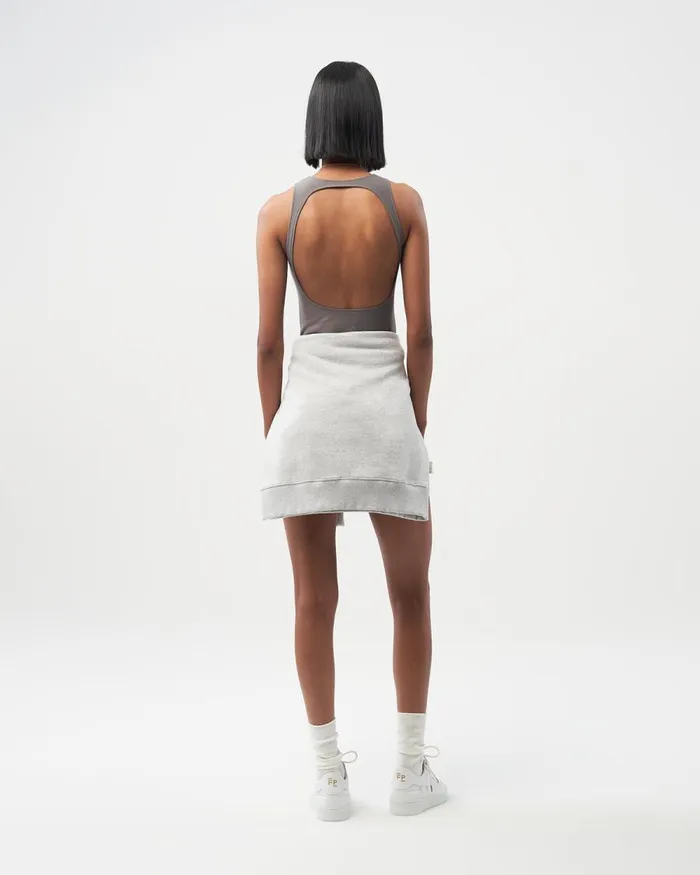 Women Filling Pieces TShirts and Shirts Female Bodysuit Charcoal Gray Grey