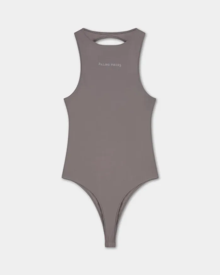 Women Filling Pieces TShirts and Shirts Female Bodysuit Charcoal Gray Grey