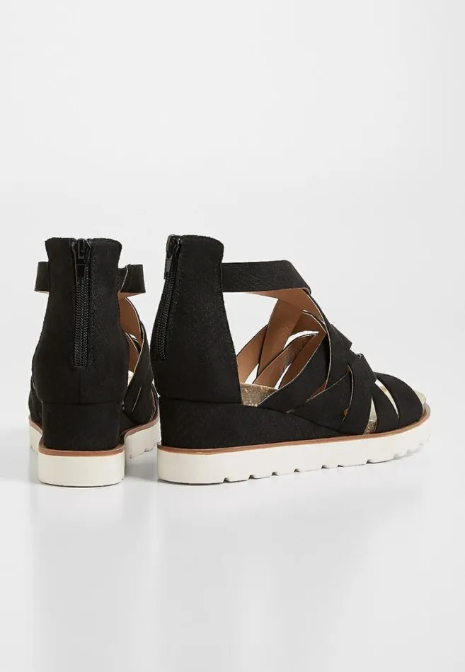 Women Finley Strappy Sporty Wedge Maurices Heels and Wedges
