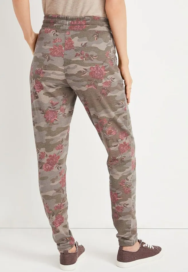 Women Floral Jogger Pant Maurices Bottoms